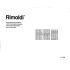 Manual tehnic pentru masina industriala de surfilat Rimoldi F29-00-2MD