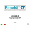 Manual tehnic pentru masina industriala de surfilat Rimoldi F29-49-3MD-92