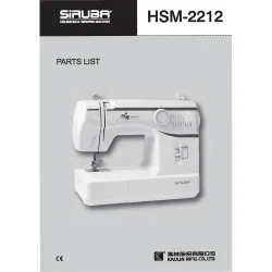 Manual tehnic pentru masina de cusut casnice Siruba HSM-2212