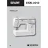 Manual tehnic pentru masina de cusut casnice Siruba HSM-2212