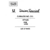 Manual tehnic pentru masina de cusut industriala Union Special 14700