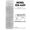 Manual tehnic pentru masina de cusut casnica Brillant SZA-645F