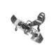 Piciorus pentru masini industriale de surfilat cu 1 ac Juki MO-2504-OD4-200, 0x3.2mm