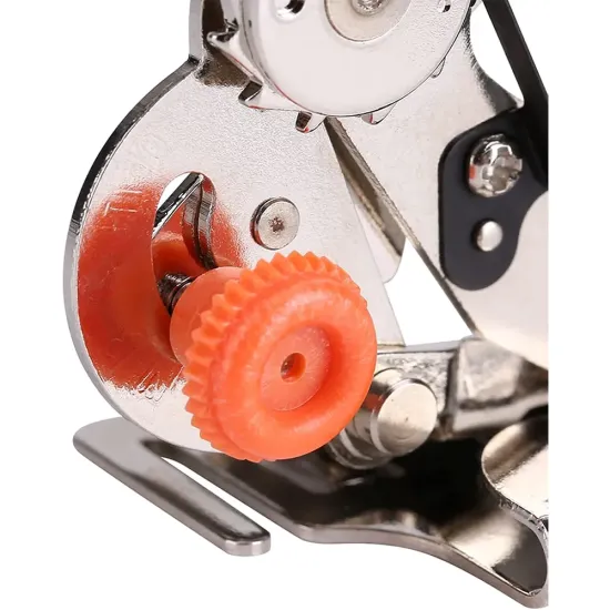 Piciorus dispozitiv de ondulat pliuri si atasare volane, cu tija scurta, pentru masini de cusut de uz casnic