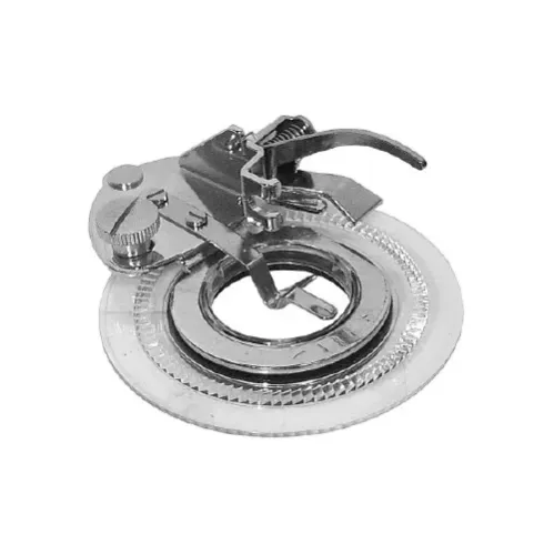 Piciorus dispozitiv pentru cusaturi ornamentale, cu tija scurta, pentru masini de cusut de uz casnic