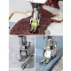 Piciorus cu rola dintata din teflon pentru masini industriale de cusut simple cu 1 ac