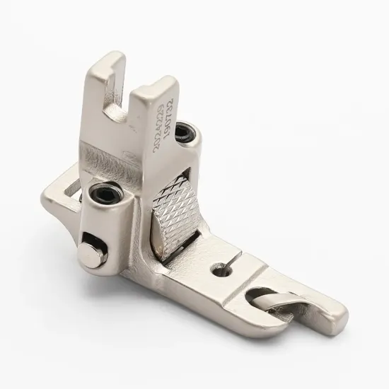 Piciorus presor tivitor cu rola zimtata de metal pentru masini industriale de cusut simple cu 1 ac, marime tiv 1/8" (3mm)