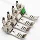 Piciorus presor reglabil cu rotita de silicon si role mici pe talpa pentru aplicat banda cu dispozitiv A10, pentru masini industriale de cusut simple cu 1 ac, latime tiv 1/4" (6,4mm)