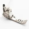Piciorus presor reglabil cu rotita dintata de teflon si role mici pe talpa pentru aplicat banda cu dispozitiv A10, pentru masini industriale de cusut simple cu 1 ac, latime tiv 1/8" (3,2mm)