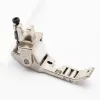 Piciorus presor reglabil cu rotita dintata de teflon si role mici pe talpa pentru aplicat banda cu dispozitiv A10, pentru masini industriale de cusut simple cu 1 ac, latime tiv 3/16" (5mm)