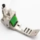 Piciorus presor reglabil cu rotita de silicon si role mici pe talpa pentru aplicat banda cu dispozitiv A10, pentru masini industriale de cusut simple cu 1 ac, latime tiv 1/4" (6,4mm)
