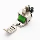 Piciorus presor reglabil cu rotita de silicon si role mici pe talpa pentru aplicat banda cu dispozitiv A10, pentru masini industriale de cusut simple cu 1 ac, latime tiv 3/16" (5mm)