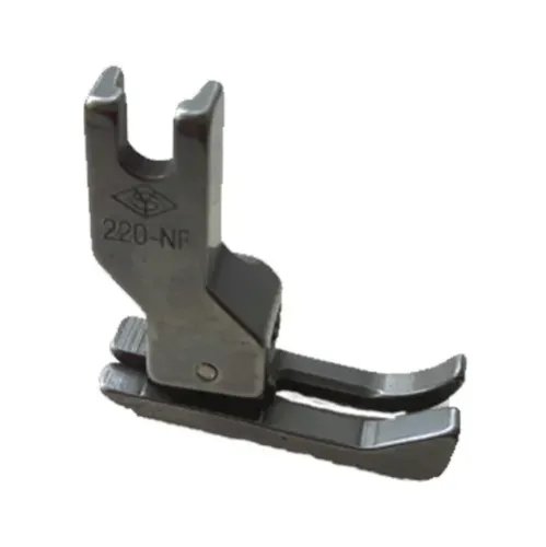 Piciorus compensator stanga ingust cu transport concomitent prin tija de ac pentru masini industriale simple cu 1 ac, 1/32″ (0,8mm)