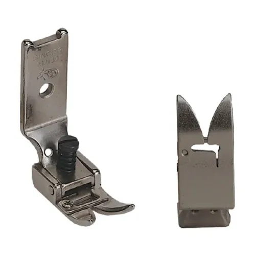 Piciorus cu sistem invizibil de taiat firul pentru masini industriale de cusut zig-zag