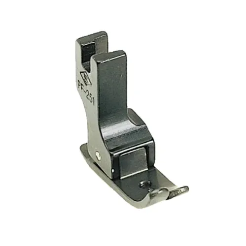 Piciorus din teflon cu talpa alungita pentru masini industriale liniare cu 1 ac, materiale groase, latime talpa 11mm