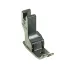 Piciorus din teflon cu talpa alungita pentru masini industriale liniare cu 1 ac, materiale groase, latime talpa 11mm