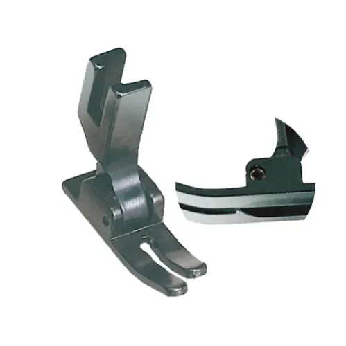 Piciorus din teflon ghidaj pe talpa pentru masini industriale liniare cu 1 ac, latime talpa 11mm