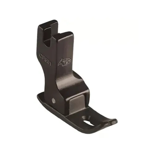 Piciorus simplu din teflon cu talpa alungita pentru masini industriale de cusut simple cu 1 ac, latime talpa 11mm