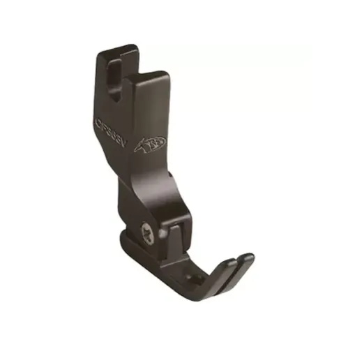 Piciorus din teflon tip furculita cu varful ridicat pentru fermoar, masini industriale liniare cu 1 ac, 5mm