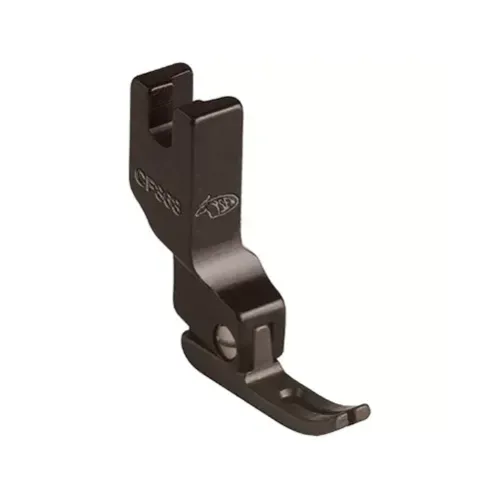 Piciorus din teflon de fermoar pentru masini industriale liniare cu 1 ac, latime talpa 5mm