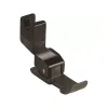 Piciorus din teflon stanga pentru fermoar, cu transport concomitent prin tija de ac, pentru masini industriale liniare cu 1 ac, 8mm