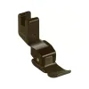 Piciorus din teflon pentru fermoar stanga, pentru masini industriale liniare cu 1 ac, latime talpa 10mm