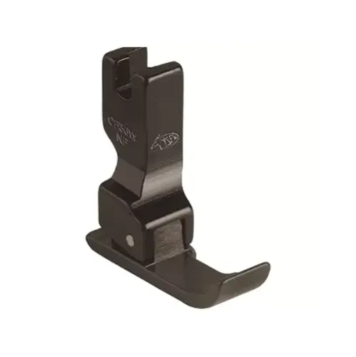 Piciorus din teflon pentru fermoar dreapta, cu transport concomitent prin tija de ac, masini industriale liniare cu 1 ac, 10mm