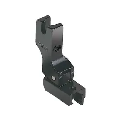 Piciorus din teflon pentru fermoar invizibil, cu ghidaj, masini industriale liniare cu 1 ac, diametru canal 2mm