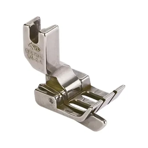 Piciorus cu ghidaj stanga de 2,6mm pentru materiale groase, transport concomitent prin tija de ac, pentru masini industriale de cusut cu 2 ace, 1/4 (6,4mm)