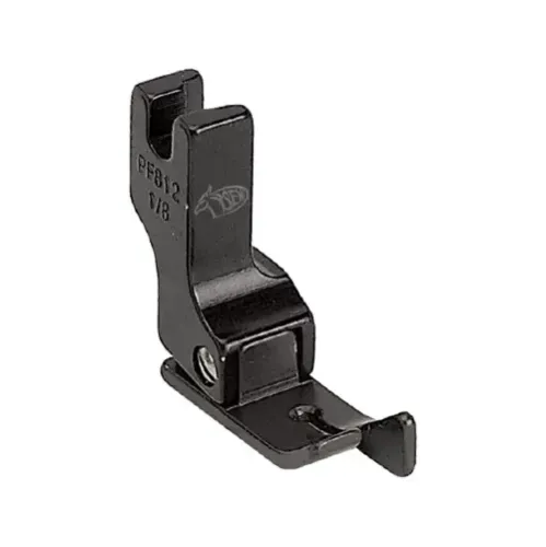 Piciorus din teflon cu ghidaj dreapta, pentru masini industriale liniare cu 1 ac, 8mm (5/16")