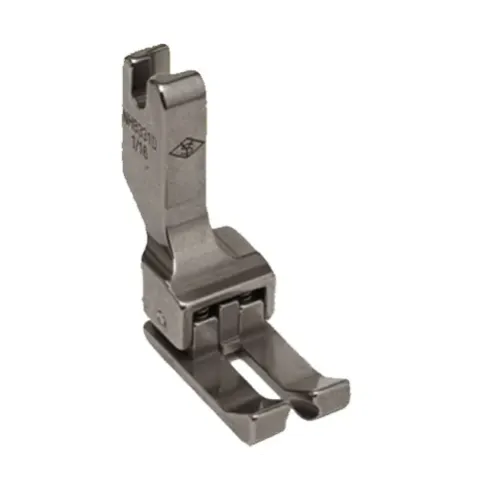 Piciorus dublu compensator cu transport concomitent prin tija de ac pentru masini industriale liniare cu 1 ac Necchi, 1/16″ (1.6mm)