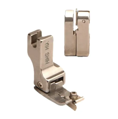 Piciorus compensator dreapta cu ghidaj reglabil pentru betelia pantalonilor, cusatura ascunsa, pentru masini industriale simple cu 1 ac