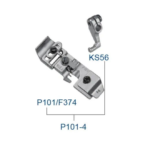 Piciorus pentru masini industriale de surfilat cu 2 ace Siruba 747-514M2, 2x4mm