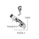 Piciorus pentru masini industriale de surfilat cu 1 ac Siruba 737-504M2; 747-504M3, 4mm