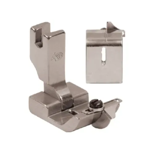 Piciorus cu ghidaj reglabil, transport concomitent prin tija de ac, pentru masini industriale de cusut simple cu 1 ac