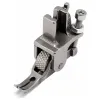 Piciorus presor reglabil cu rola zimtata de metal pentru fermoar, pentru masini industriale de cusut simple cu 1 ac