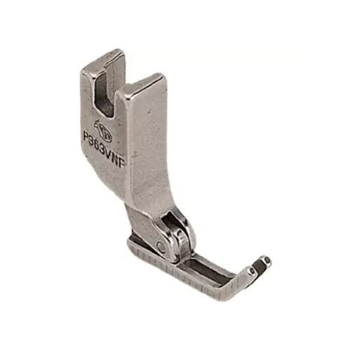 Piciorus de fermoar tip furculita cu varful ridicat, transport concomitent prin tija de ac, pentru masini industriale simple cu 1 ac, latime talpa 5mm