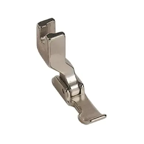 Piciorus de fermoar stanga ingust cu transport concomitent prin tija de ac pentru masini industriale de cusut simple cu 1 ac, latime talpa 8mm