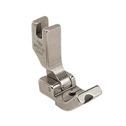 Piciorus de piping cu canal stanga, pentru masini industriale liniare cu 1 ac, 1/16" - 1/4" (1,6 - 6,4mm)