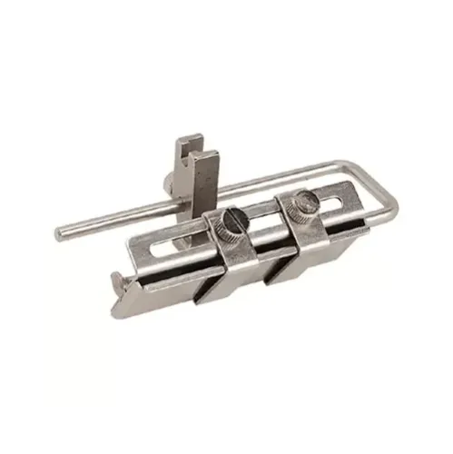 Piciorus cu ghidaj reglabil pentru inserarea unei benzi, pentru masini industriale de cusut simple cu 1 ac, latime banda pana la 60mm