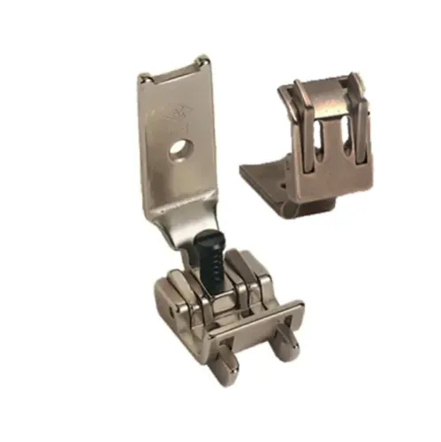 Piciorus cu ghidaj stanga/dreapta pentru masini industriale cu 2 ace, margine 1/32 (0,8mm), intre ace 1/8 - 1/2 (3,2 - 12,7mm)