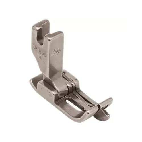 Piciorus cu ghidaj lateral mobil dreapta pentru masini industriale simple cu 1 ac, transport concomitent prin tija de ac, 1/32 - 3/8 (1 - 12,7mm)