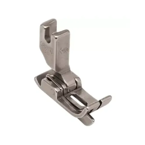 Piciorus cu ghidaj lateral mobil stanga pentru masini industriale simple cu 1 ac, transport concomitent prin tija de ac, 1/32 - 3/8 (1 - 12,7mm)