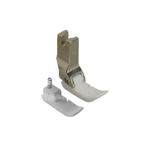 Piciorus simplu cu talpa din teflon dreapta pentru masini industriale de cusut simple cu 1 ac, latime talpa 10,5mm