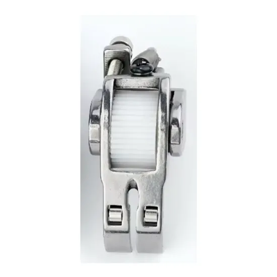 Piciorus multifunctional reglabil, cu ghidaj stanga sau dreapta si rotita de teflon dintata pentru aplicat fermoar sau snur, pentru masini industriale de cusut simple cu 1 ac
