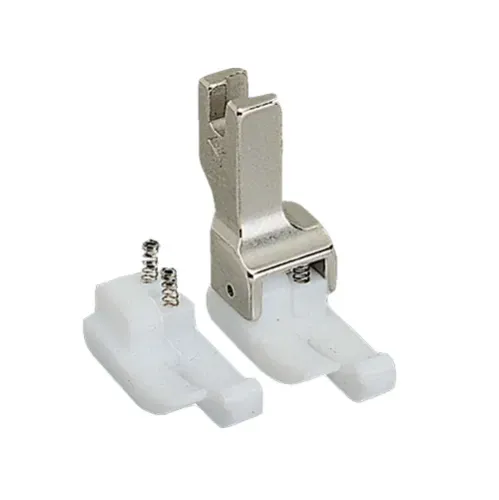 Piciorus din teflon compensator dreapta ingust, pentru masini industriale liniare cu 1 ac, 1/32" (0,8mm)
