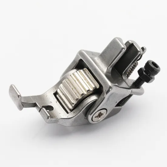 Piciorus presor reglabil cu rola dintata de metal lata pentru dispozitiv A10, pentru masini industriale de cusut simple cu 1 ac