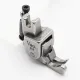 Piciorus compensator stanga ingust cu rola de silicon, pentru masini industriale de cusut simple cu 1 ac, 1/16" (1.6mm)