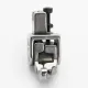 Piciorus compensator stanga ingust cu rola de silicon, pentru masini industriale de cusut simple cu 1 ac, 1/16" (1.6mm)