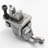 Piciorus compensator dreapta ingust cu rola dintata de teflon, pentru masini industriale de cusut simple cu 1 ac, 1/16" (1.6mm)